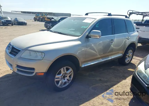 2004 Volkswagen Touareg V8 from USA, damaged, VIN WVGCM77L64D076276